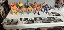WWF Hasbro HULK HOGAN SHAWN MICHAELS AKEEM ROCKERS Bio Cards WWE Read