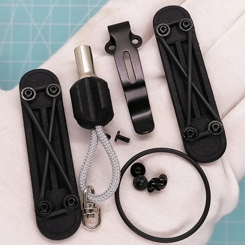 Paire De Plaquettes De Poignée En Laiton Pour Couteau Victorinox 58mm