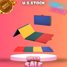 Gymnastics Tumbling Mat Folding Thick Exercise Yoga Mat with Handles