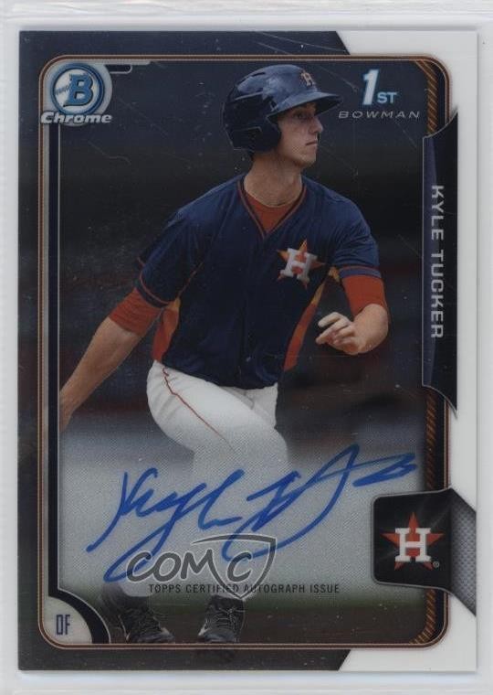 2015 Bowman Draft Chrome Draft Pick Auto Kyle Tucker #BCA-KT
