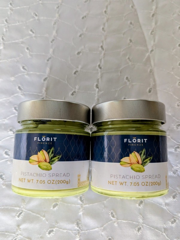 Florit Firenze Spreadable Pistachio Cream 14.10 Ounces  2 Jars Free Shipping