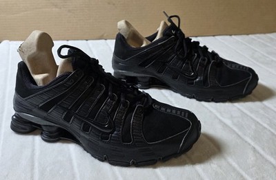 Nike Shox TL Triple Black Sz 11 Style No. 313808-003 (2006) EUC  Y2K Cybercore