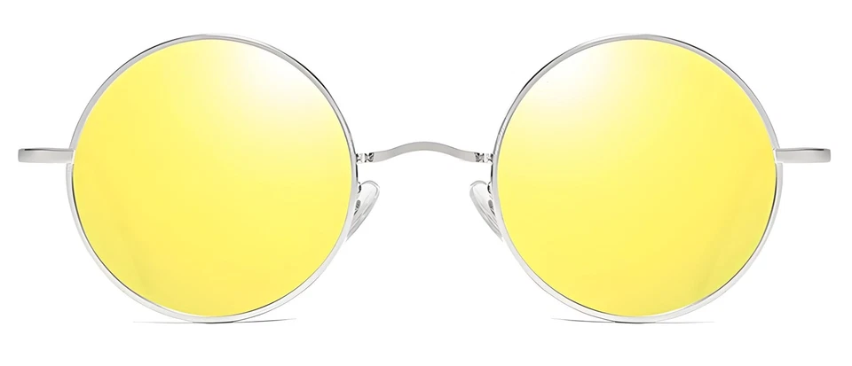 Retro Runde Polarisierte Sonnenbrillen 60er/70er Jahre Herren Damen – Lennon ... - Bild 2 von 4