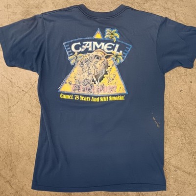 Vintage 88' Camel Cigarettes 75th Anniversary Single Stitch Shirt XL 19x27