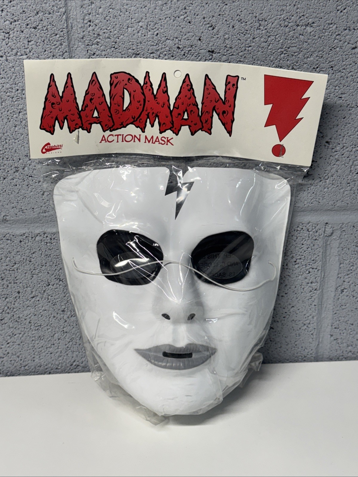Vintage 1999 Madman By Michael Allred Mask Graphitti Studios Sealed