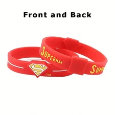 Quick Acting Flexible High-Performance Justice League Superman Silicone Bracelet