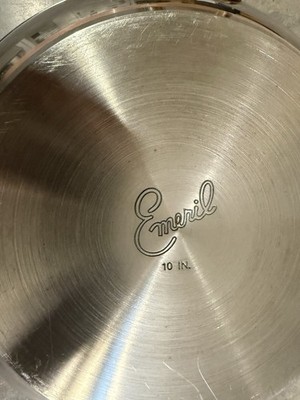 EMERIL BY ALL-CLAD 10'' STAINLESS STEEL COPPER CORE SAUTE FRY PAN SKILLET NO LID