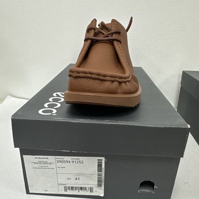 ECCO (AT KOLLEKTIVE) 390594 - BROWN LEATHER SHOES - SIZE EU 41
