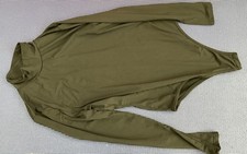 WOMENS BLACK TURTLENECK BODYSUIT SZ L