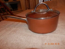 Copper Chef 2.8 Quart Sauce Pan With Lid