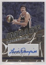 2022-23 Donruss Elite Impact Impressions Gold 5/10 Louie Dampier Auto HOF z1r