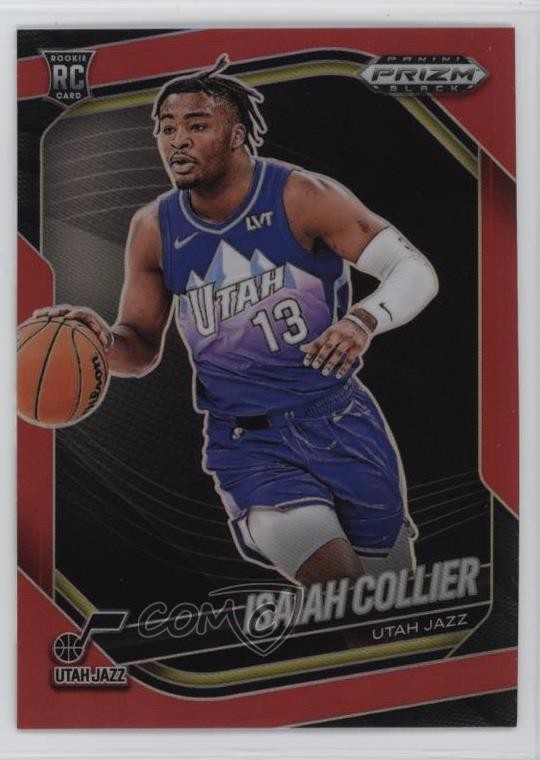 2024-25 Panini Prizm Black Red Prizm 123/299 Isaiah Collier #32 04qn