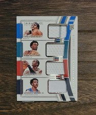 2022 Immaculate Rookie Quad Patch Paolo, Mark Williams, AJ Griffin, Moore /25