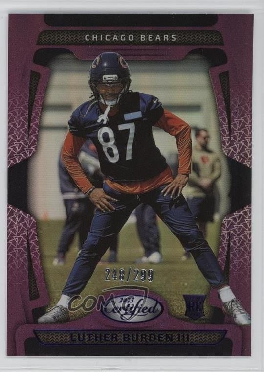 2025 Certified Rookies Mirror Purple 248/299 Luther Burden III #193 1pd2