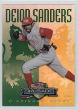 1998 Donruss Crusade Green 206/250 Deion Sanders #65 3c7