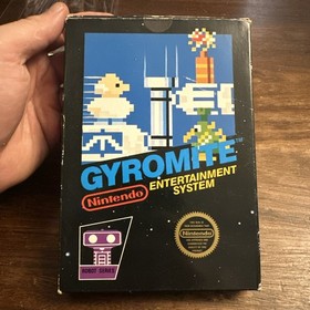 Gyromite (Nintendo NES) 5 Screw Hangtab Matte Sticker - Complete - Authentic