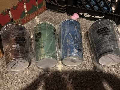 2026 Bk Cups Star Wars Set Of 4 Factory Sealed 4 Colors Last Two Sets Left
