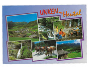 Ansichtskarte (Österreich) Unken Heutal gelaufen