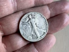 1947-D Walking Liberty Silver Half Dollar Circulated 50C Uncertified Coin