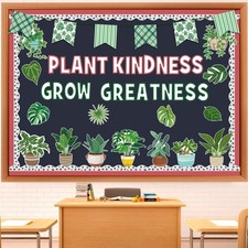 Plant Bulletin Board Set 50 Pcs Greenery Classroom Decor
