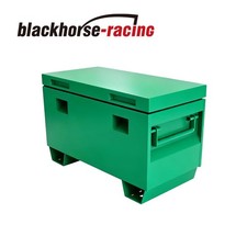 36 Job Site Box Portable Tool Storage Rust-resist Powder Coated Green