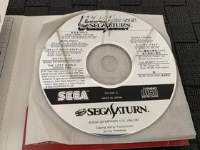 All Japan Pro Wrestling Flash Sega Saturn Vol.21 Demo Software Collection Used