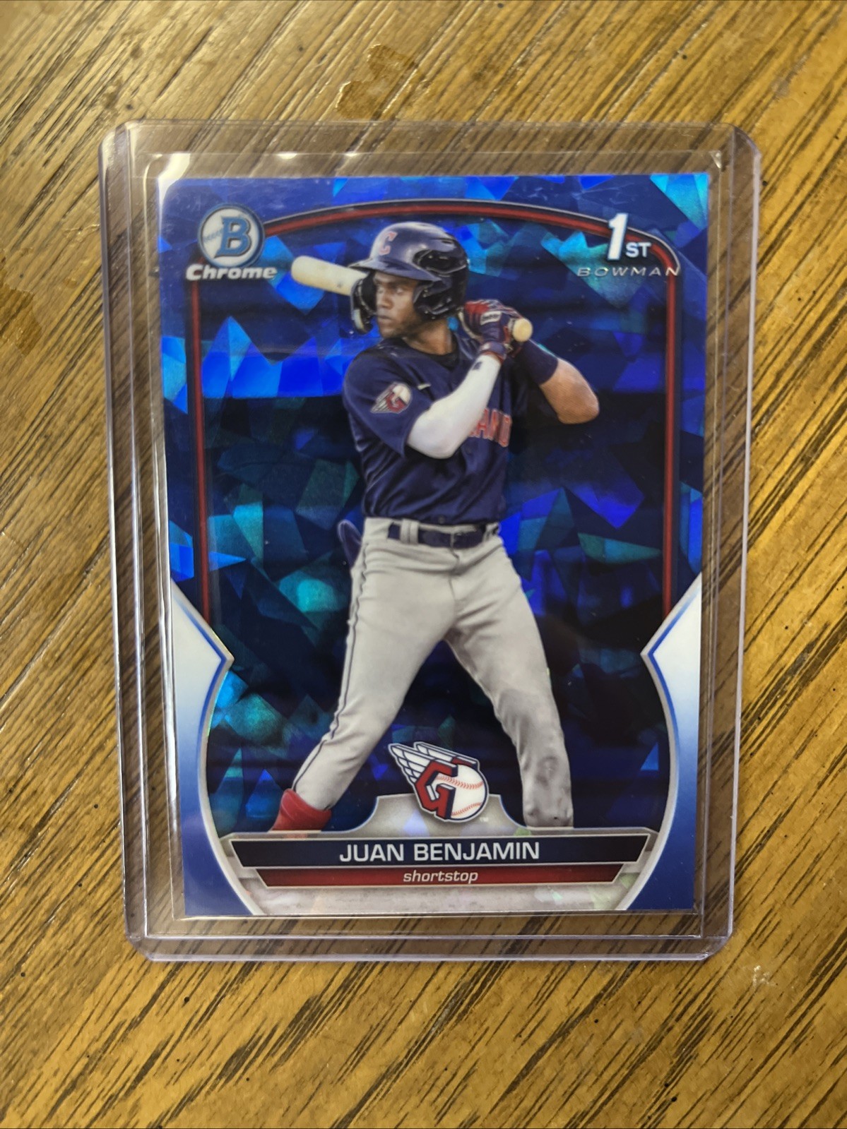 2023 Bowman Chrome Sapphire #BCP-151 Juan Benjamin  Cleveland Guardians MLB