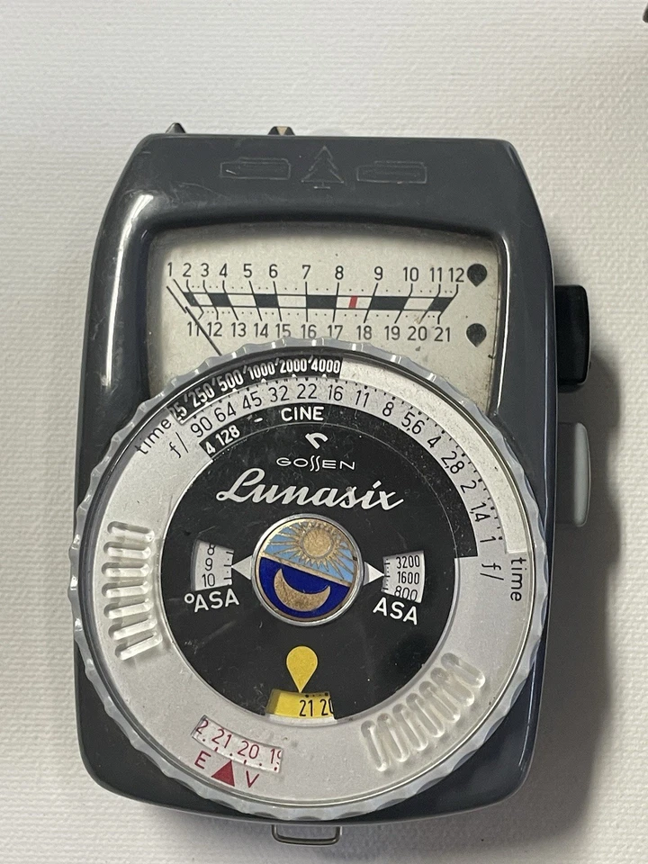 Estuche medidor de luz Gossen Luna-Pro y Gossen Lumasix Hecho en Alemania Lote de 2 W1 Foto 3 de 4