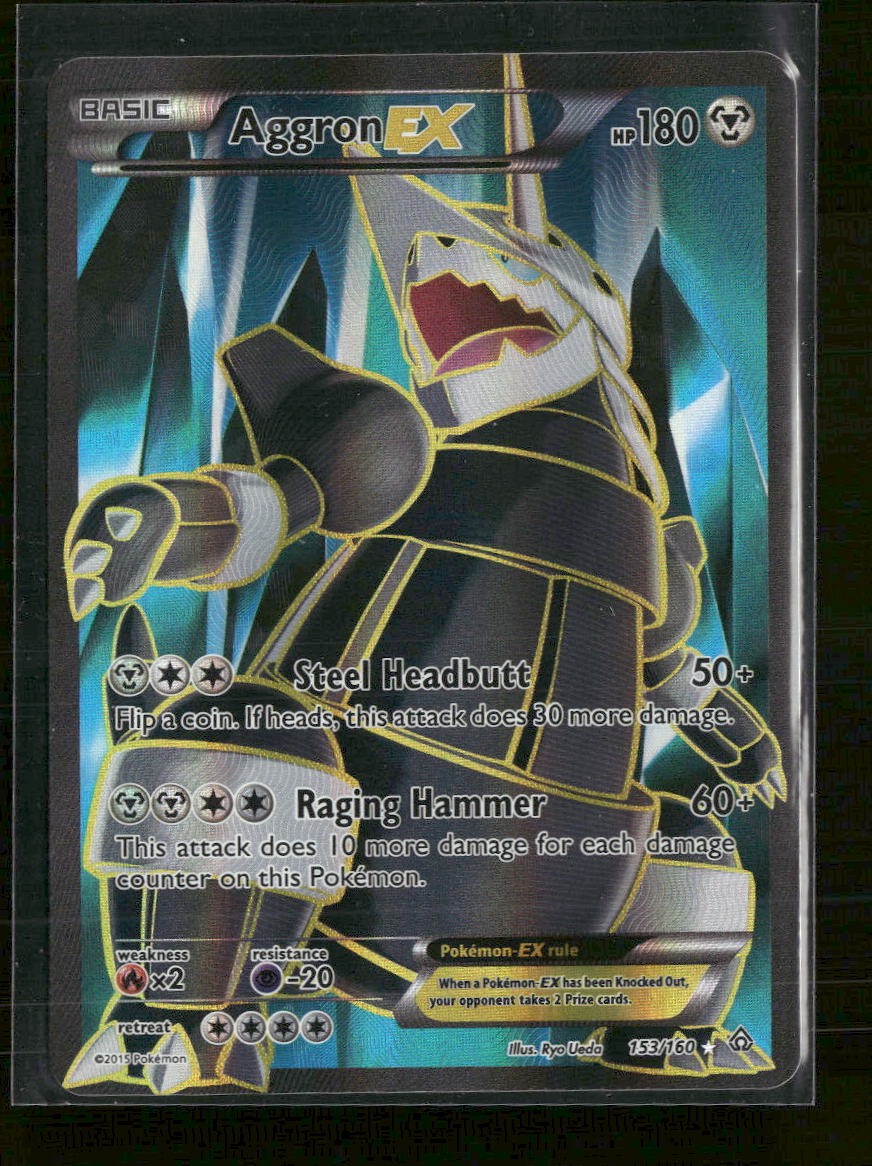 XY - Primal Clash Aggron EX (153 Full Art) #153/160