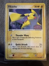 Pokémon Pikachu TCG Holon Phantoms EX Stamped Card #78/110 2006 on eBay