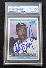 1992 ROBERTO HERNANDEZ Signed Donruss ROOKIE Card-CHICAGO WHITE SOX-PSA