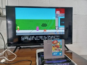 The Simpsons Bart vs the Space Mutants NES Game Clean Label Tested Cart Only