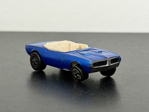 Interior Hot Wheels Redline HK 68 azul personalizado Firebird crema - Imagen 2 de 7
