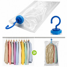Vakuumbeutel für Kleidung mit Kleiderbügel 105 × 70 cm Aufbewahrungsbeutel