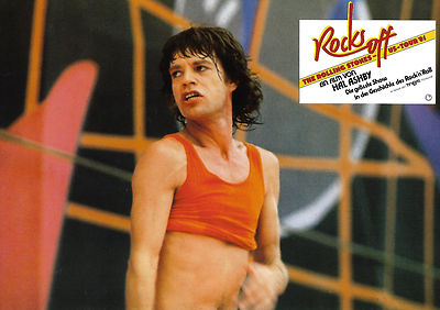 Aushangfoto ROCKS OFF ROLLING STONES US-TOUR `81 Mick Jagger Keith Richards #8