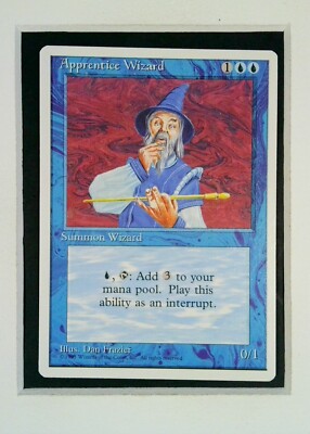 Apprentice Wizard Common 4th Edition 1995 Magic The Gathering MTG HP