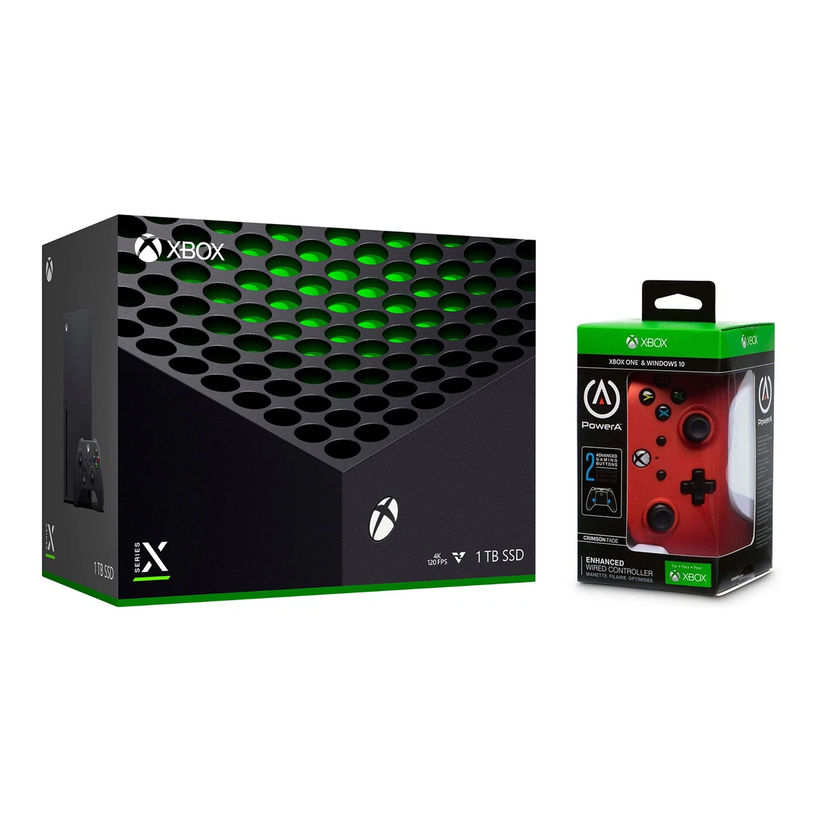 Microsoft Xbox Series X 1TB Console with Extra Controller - Red