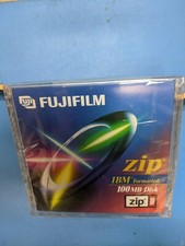FUJIFILM ZIP IBM FORMATED 100MB DISK ATOMM TECHNOLOGY ( ONE )
