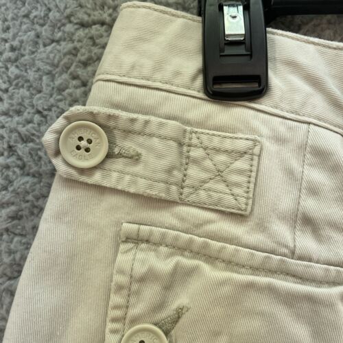 American Eagle Outfitters pantaloncino donna taglia 4 avorio spiaggia vacanze scuola - Foto 18 di 20