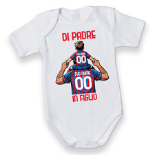 Body Personalizzato Padre in bimbo Calcio Nome e Numero neonato cotone Catanesi