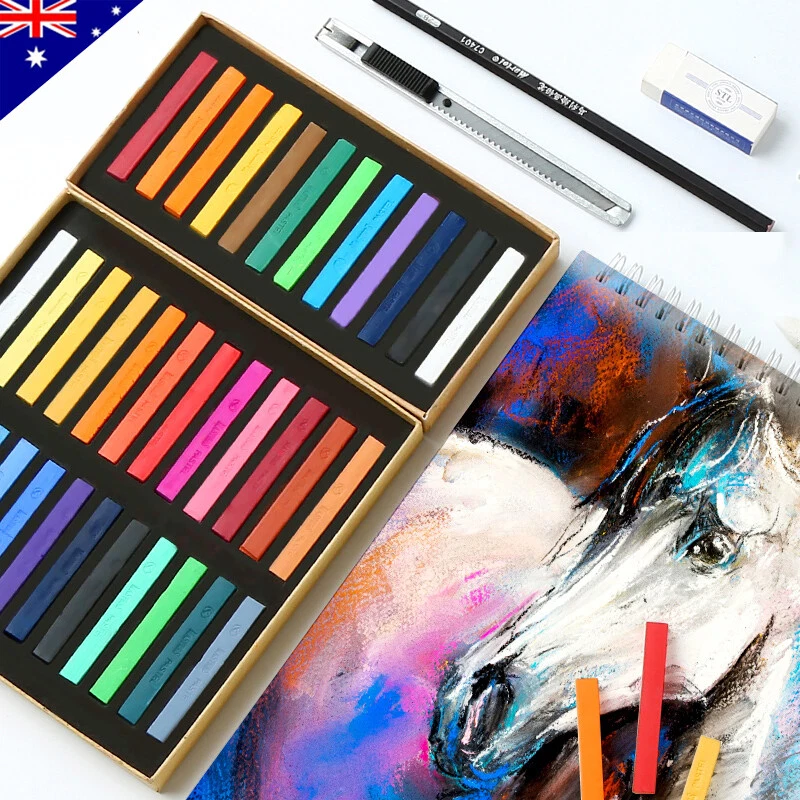 Oil Pastels for Kids Coloured 12 Crayons for Art School Soft