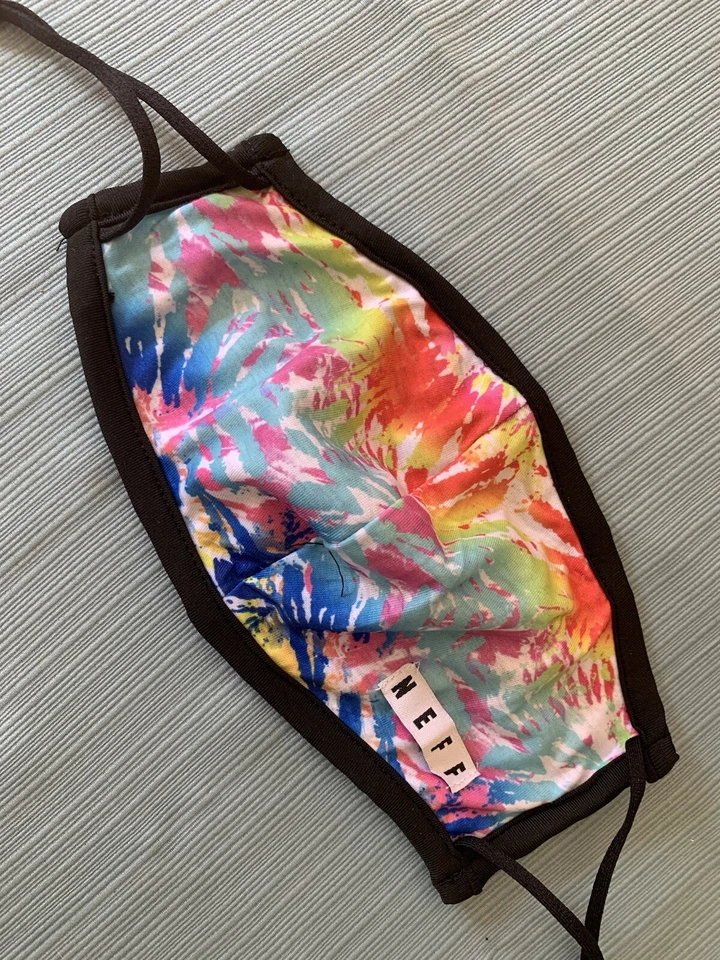 3pk Adjustable cotton face masks with design. - Image 2 of 4