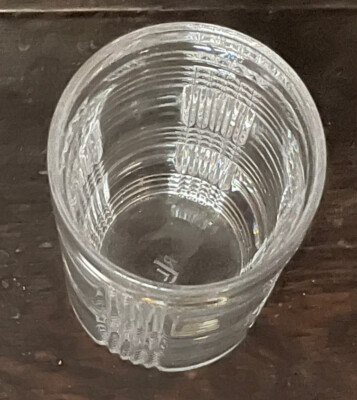 1 RALPH LAUREN Signed Crystal *GLEN PLAID DRINKING GLASS 1 RALPH LAUREN Signed Crystal *GLEN PLAID DRINKING GLASS