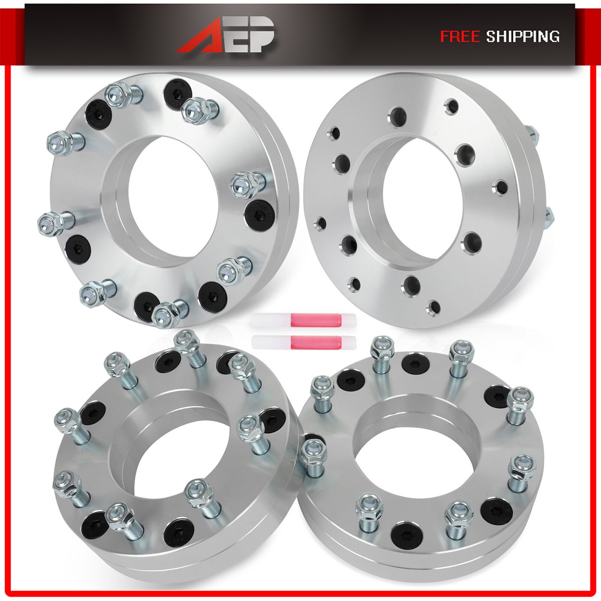 4X 6x139.7 to 8x180 Wheel Adapters 2
