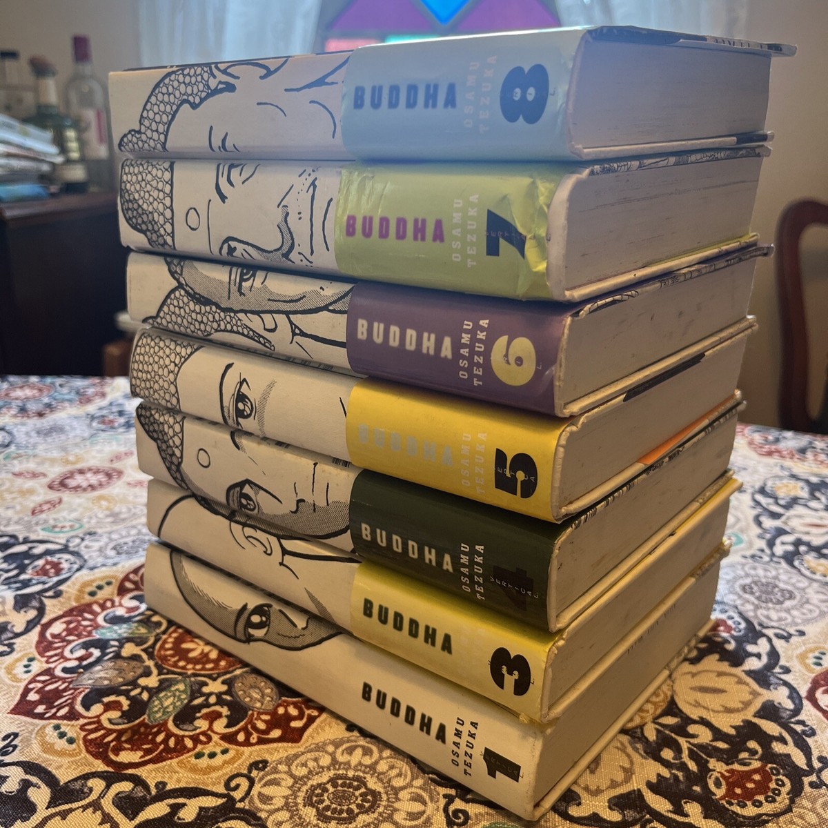 Buddha Manga by Osamu Tezuka / Complete Volumes 1, 3-8 First
