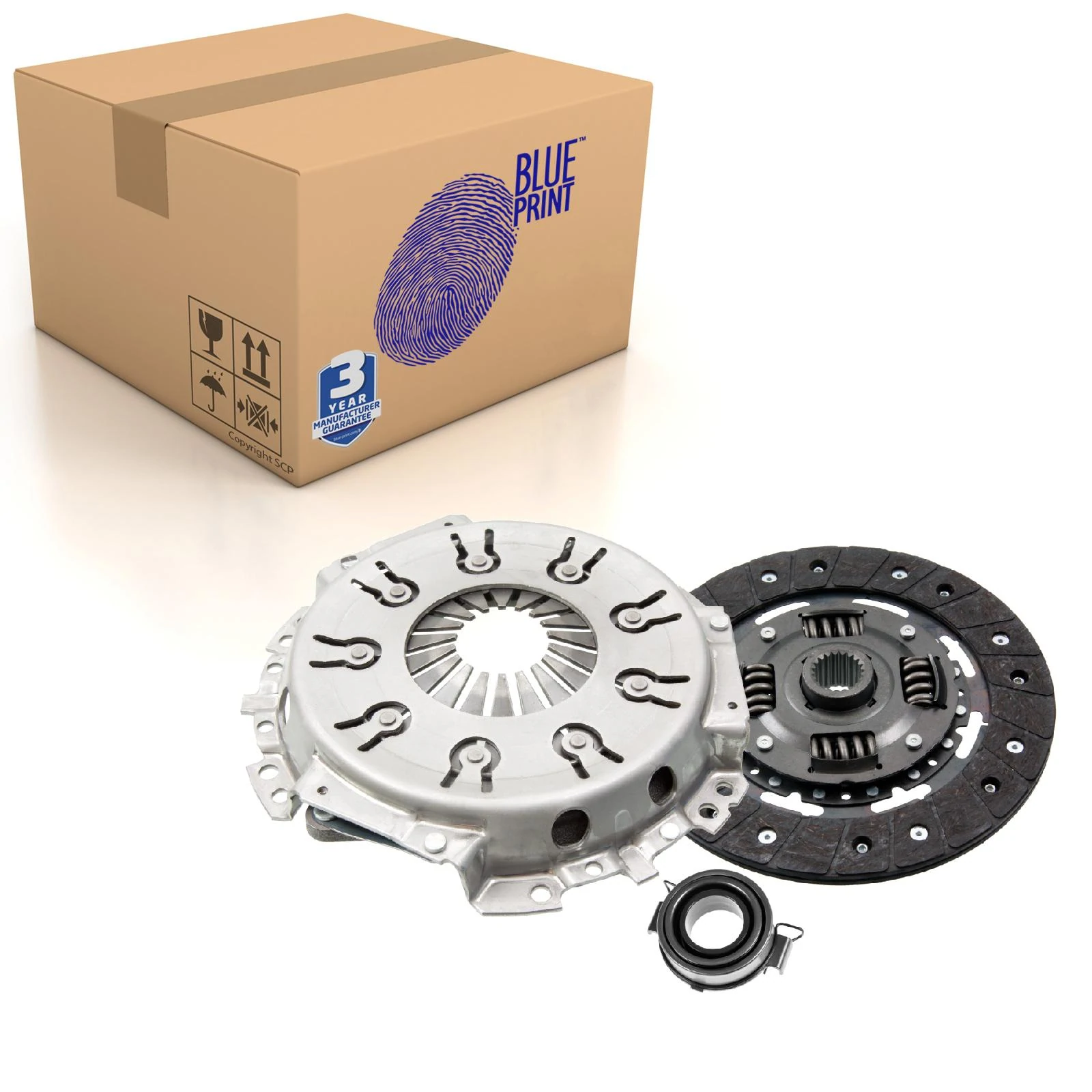 Clutch Kit 3pc (Cover+Plate+Releaser) ADT330264 Blue Print 3121012121 Quality - Image 11