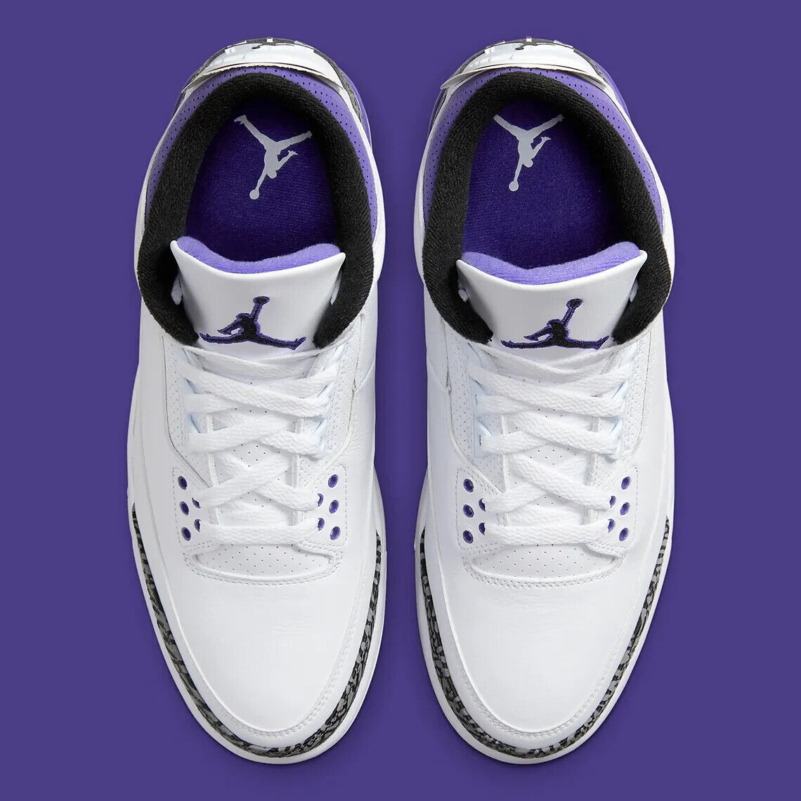 Nike Air Jordan 3 Retro Dark Iris Purple Cement CT8532-105 Nike Air Jordan 3 Retro Dark Iris Purple Cement CT8532-105