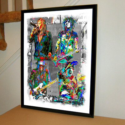 Motley Crue Heavy Metal Hard Rock Music Poster Print Wall