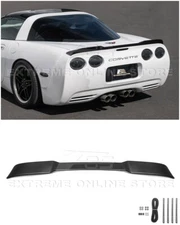 For 97-04 Corvette C5 | ZR1 Extended Style MATTE BLACK Rear Trunk Wing Spoiler