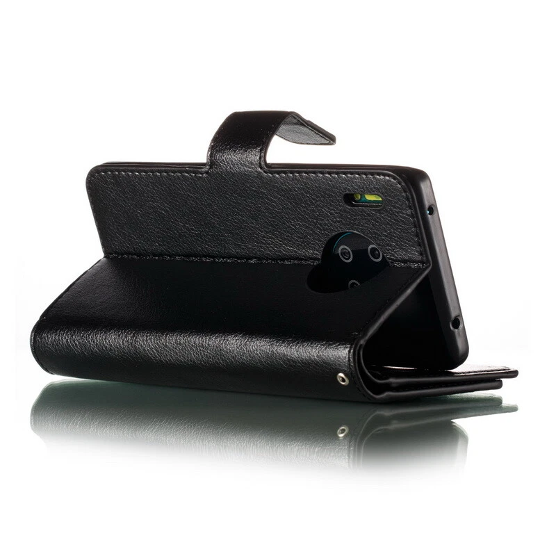 Buckle PU Leather Card Case For Huawei P30 P20 Mate 10 Pro Flip Shockproof Cover - Image 4 of 4